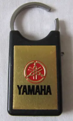 Vintage Yamaha Plastic & Metal Badge Emblem Keyring Key Fob 55mm Tall Lansa • $4.97