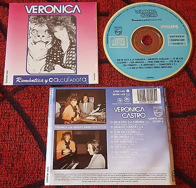 VERONICA CASTRO **Romantica Y Calculadora** VERY SCARCE 1992 Mexico CD • $89.99