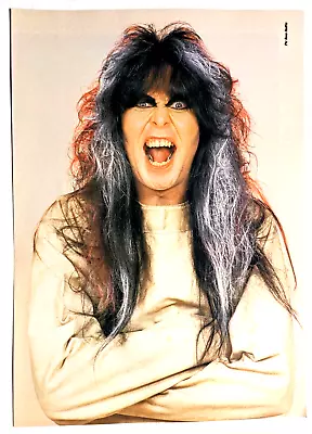 W.a.s.p. / Blackie Lawless In Straight Jacket Magazine Full Page Pinup Poster • $14.99