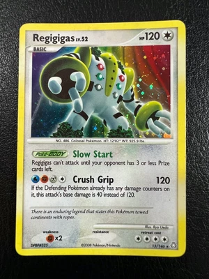 £4.99 • Buy Pokemon 2008 Legends Awakened Regigigas Rare HOLO Vintage Pokemon Card