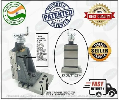 Patent Design Mini Vertical Milling Slide W/d Fixing Plate • $104.49