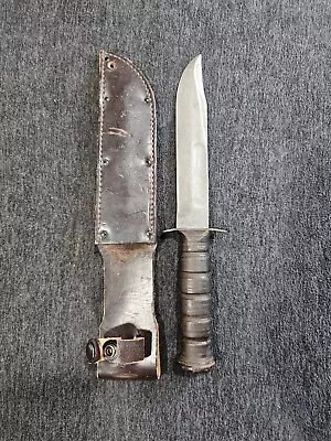 Vintage Utica Cutco Ka-Bar Style Fighting Knife. • $75