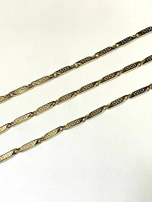 Solid Real ITALIAN 14k GOLD FINISH  Bullet Arrow Chain Necklace • $20