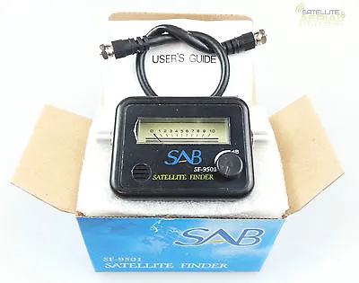 £11.49 • Buy Satellite Finder Satfinder Signal Strength Meter For Sky Dish Freesat Hotbird