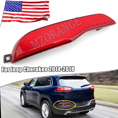 Left Rear Bumper Light Reflector For JEEP Cherokee 2014 2015 2016 2017 2018 Fast • $17.34