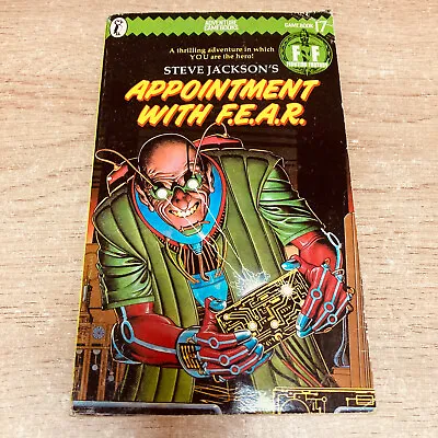 Appointment With F.E.A.R. Fighting Fantasy Game Book Steve Jackson 1985 • $34.11