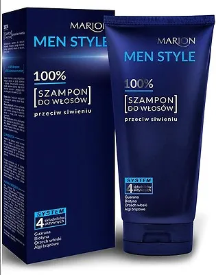 Marion Men Style 100% Hair Shampoo Anti-graying For Men • £5.89