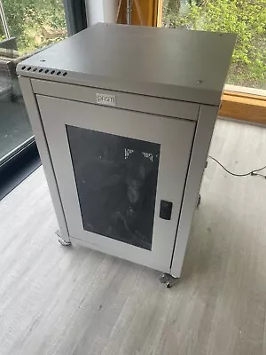 Prism Rack Server Wheeled Cabinet Glass Door Several Accessories 600x600x950  • £50