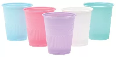 Dental Plastic Disposable Cups 5 Oz Lavender Case Of 1000 • $24.99