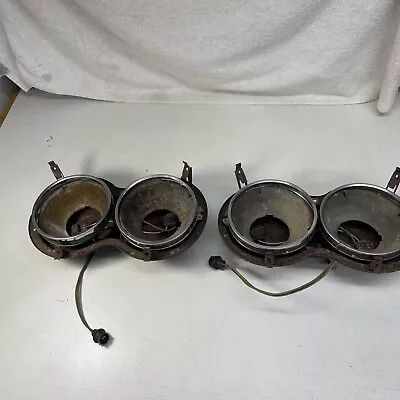 1958 59 Chevrolet GMC Truck Headlight Bucket Assemblies Sa2 • $199.95