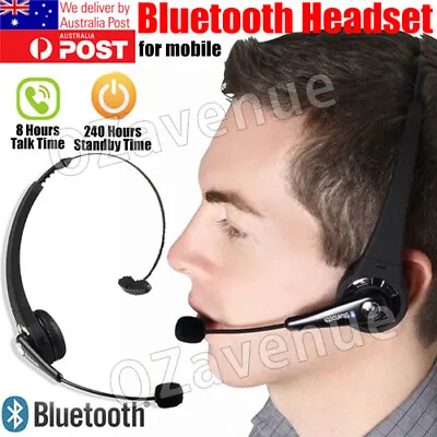 $20.95 • Buy Trucker Bluetooth Headset With Microphone Wireless Business Headphones Mic