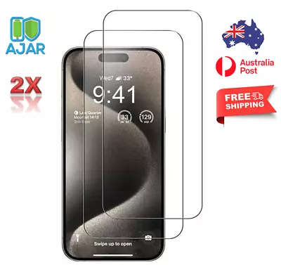 2XTempered Glass Screen Protector For IPhone 15 14 13 12 X/XR 8 7 6 Pro/Max/Plus • $4.99