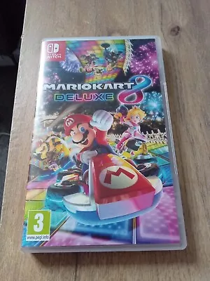 Nintendo Switch Mario Kart 8 Deluxe Game Good Condition • £10.50