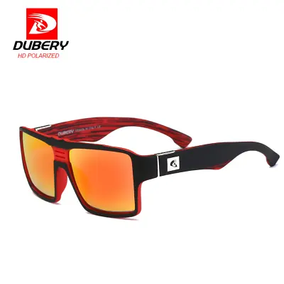 DUBERY Men Polarized Square Sunglasses Oversize Driving Fishing Sport Glasses  • $10.43