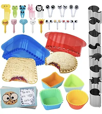 UpChefs Bento Box Accessories - Crustable Sandwich Cutters For Kids • $17.99