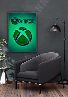 Xbox Print Poster Gaming Quote Wall Art Gift Gamer Decor Picture A4 Size • £5.99