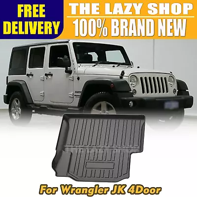 3D TPE Rear Boot Mat Cargo Mat For Jeep Wrangler JK 4Door 2007-2018 • $58.50