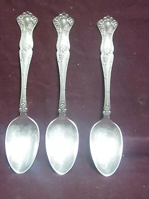 1847 Rogers Bros 3 Pc  VINTAGE PATTERN TEA SPOON  XS TRIPLE Silverplate 6  • $12