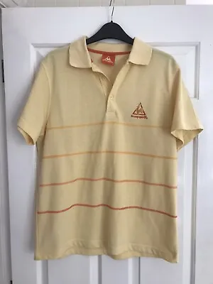 Le Coq Sportif Mens Polo Shirt 90s Yellow Small Vintage  • £13.99