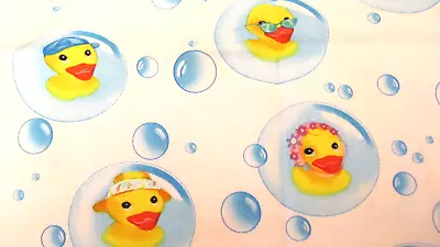 Rubber Ducky Bubble Cotton  Fabric By Michael Miller 3608-OOP 18x24* • $11.57