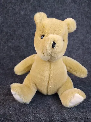 Classic Pooh Plush Gund Disney Small Brown Fuzzy Bear Sitting Winnie 5in • $8.99