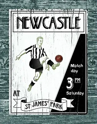 Newcastle United FC Football Stadium Sign St James Park Print Poster Gifts Mug • £9.99