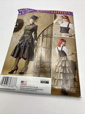 Simplicity Costumes Pattern 1558 Steampunk Cosplay Size R5 14 16 18 20 22 • $8.95
