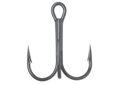 Vmc 9650bn Black Nickel/1x-strong Round Treble Carbon Hooks/choose Size/package • $11.95