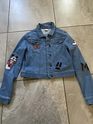 Disney Mickey Mouse Kids Denim Jacket Size 14 • $35