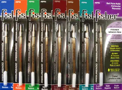 £57.56 • Buy 8 Value PACK Multi Color Parker Style Refills By Fisher Space Pen