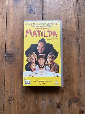 Classic VHS - Matilda - Collectable 1996 Video Tape And Case - Roald Dahl  • $7.57