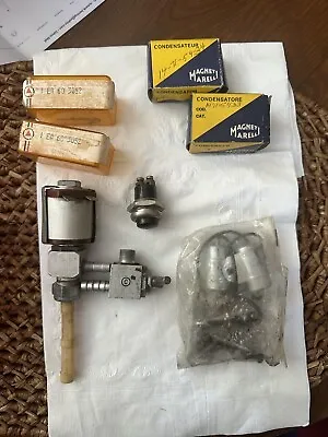 Moto Guzzi V7 Sport 850 750 Loop Parts Lot Petcock Points Condenser Start Button • $199