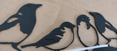 Four Birds On A Branch Metal Wall Art For Home/garden Gift Idea NEW • £3.35