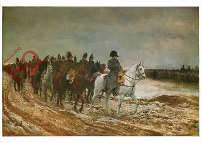 Picture Postcard; Ernest Meissonier Napoleon Leading His Troops • £2.19