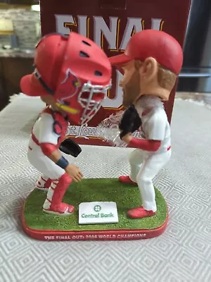 Yadier Molina Adam Wainwright Final Out 2006 World Series Bobblehead Cardinals • $95