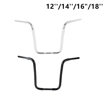 12''/14''/16 /18'' Ape Hanger 1 1/4  Handlebar Fit For Harley Softail FLST FXST • $88.99