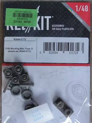 1/48 Reskit F-80 SHOOTING STAR WHEELS Type 2 Resin Detail: Hobby Boss Monogram • $12.99