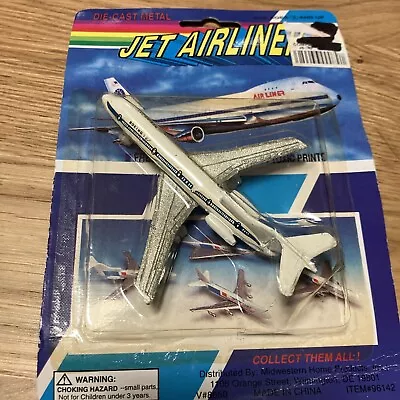 Jet Airline Die-cast Metal Plane  Boeing 747 NOS • $8.99