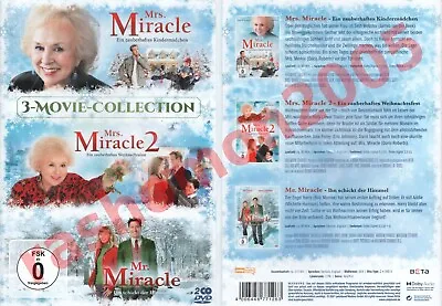 DVD MRS MIRACLE 1+2 Doris Roberts +MR MIRACLE Rob Morrow Christmas Region 2 NEW • £29.99