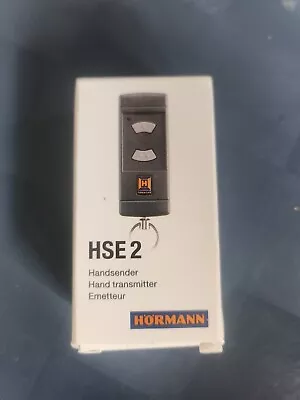 Hörmann Handsender HSE 2 Mit 40685 MHz Graue Tasten NEU Funk Fernbedienung • £59.99