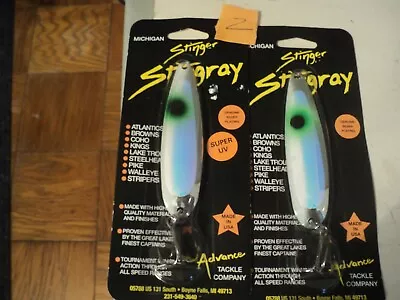 2 - Michigan Stinger Stingray Spoons (angry Bird) Nip Last Ones • $18