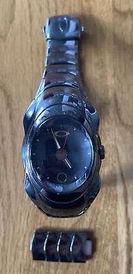 Oakley Ion Plated Stainless Steel TimeBomb Watch Iridium Black • £650