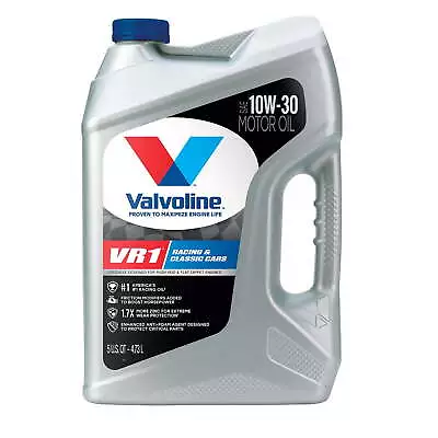 Valvoline Premium Advanced Motor Oil VR1 Racing Motor Oil 10W-30 Motor Oil 5 QT • $25.37