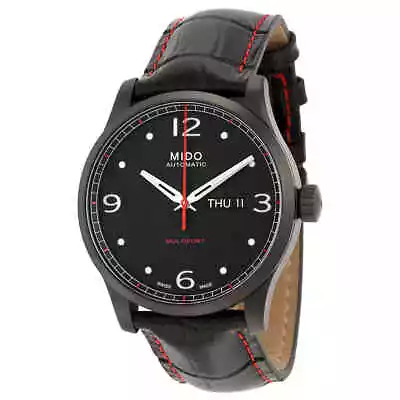 Mido Multifort Automatic Black Dial Men's Watch M0054303705000 • $374.99