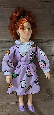 VINTAGE 1995 Hasbro Kenner Miss Frizzle 17  Red Hair Doll The Magic School Bus • $24.99