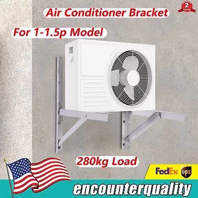 Wall Mounting Bracket Ductless Air Heat Pump Or Mini Split AC Rack Steel 280KG • $25.38