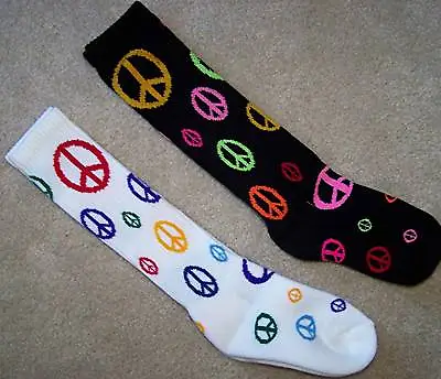 GivePEACEaCHANCE Soccer Volleyball Softball Socks NWT! • $5.90