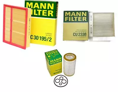 Mann Oil Air Paper Cabin Filter Kit For Mercedes W163 ML320 ML350 ML500 ML55 AMG • $44.95