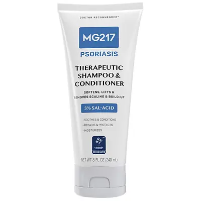 MG217 Psoriasis 3% Salicylic Acid Shampoo & Conditioner 8oz • $15.69