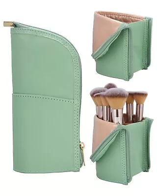 Makeup Brush Case Travel Makeup Brush Holder Portable Makeup Brush Bag Profes... • $10.95